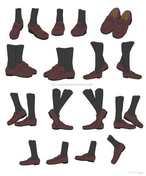 School shoes references by Yuminari Shoes Drawing, Drawing Anime Clothes, 캐릭터 드로잉, Anatomy Reference, Fashion Design Drawings, Anime Drawings Tutorials, Drawing Clothes, Art Tutorials Drawing, Digital Art Tutorial