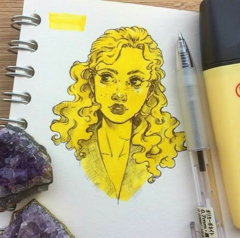 Welcome To My Sketchbook Ideas, Art Du Croquis, Kunst Inspiration, 수채화 그림, 인물 드로잉, Yellow Art, Arte Inspo, Arte Sketchbook, Sketchbook Inspiration