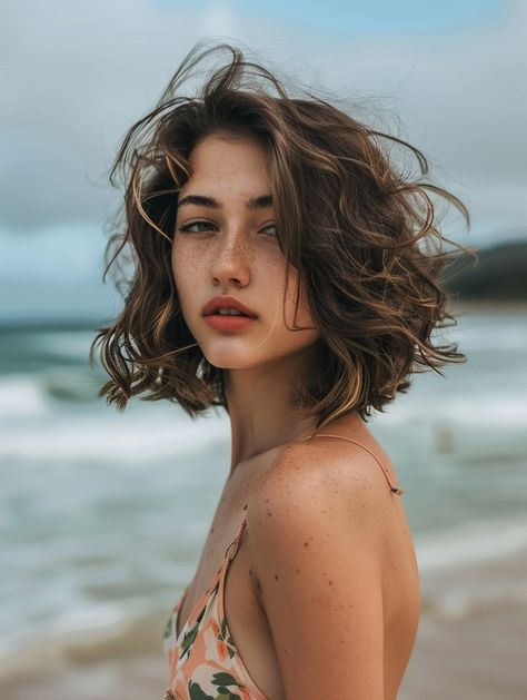 50 Stunning Italian Bob Haircuts for 2024: From Classic to Modern Styles for Every Hair Type Curly French Haircut, Wavy Bob No Bangs, Italian Bob Wavy Hair, Italian Bob Curly Hair, Italian Bob Haircut Wavy, Curly Italian Bob, 90s Italian Bob, Thick Hair With Curtain Bangs, Italian Bob 2024