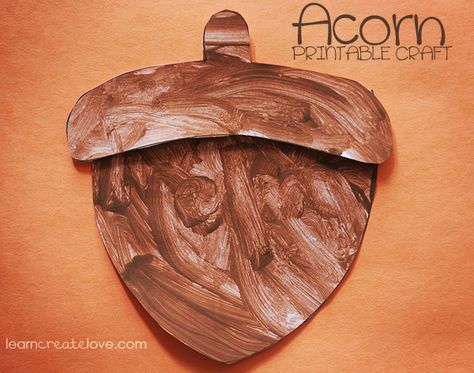 Acorn Craft, Acorn Painting, Fall Lesson Plans, Henny Penny, Acorn Crafts, Fall Lessons, October Crafts, Fall Art Projects, Fall Kindergarten