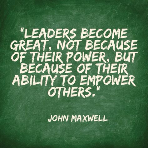 “Leaders become great, not because of their power, but because of their ability to empower others.” Excerpt From: John C. Maxwell. “The 5 Levels of Leadership” 2011 Missing Family Quotes, These Broken Stars, John Maxwell Quotes, Leadership Quotes Inspirational, Leadership Inspiration, Now Quotes, Leader Quotes, Power Moves, Servant Leadership