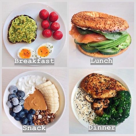 Healthy Simple Lunch Ideas, Cholesterol Meal Plan, Preppy Food, Být Fit, Workout Breakfast, Meal Plan Ideas, Resep Smoothie, Healthy Meal Plan, Pasti Sani