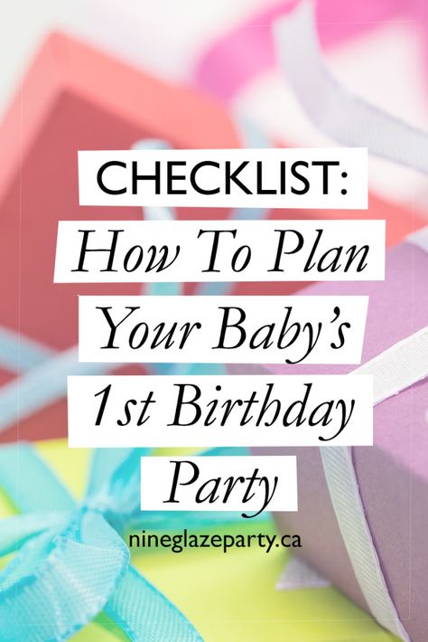 Your baby's first birthday is always something special. Here is a super checklist to help plan your child's first birthday party. Birthday Party Checklist, Baby's 1st Birthday, Party Planning Checklist, Party Checklist, Twins 1st Birthdays, Twin First Birthday, First Birthday Themes, Baby Boy 1st Birthday, Twin Birthday