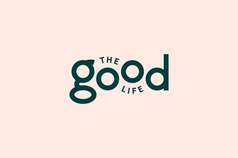 The Good Life Brand Identity — Charly—T Mises En Page Design Graphique, Visuell Identitet, Logo Generator, Inspiration Logo Design, Logo Design Inspiration Creative, Graphisches Design, Life Logo, The Good Life, Minimalist Logo Design