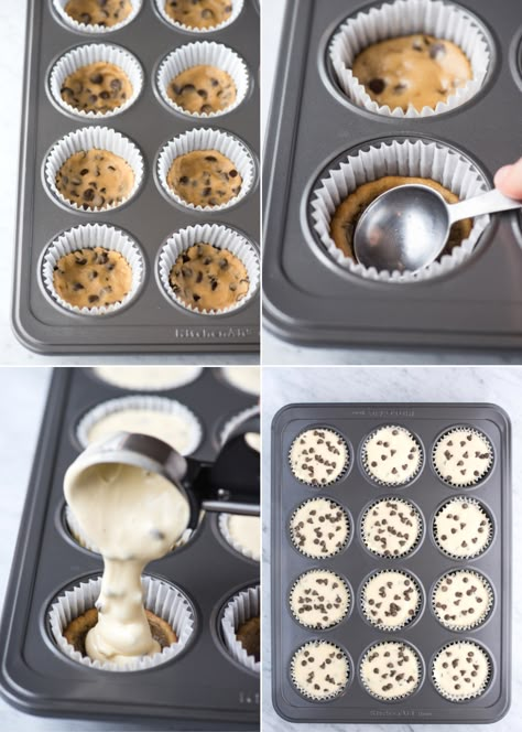 Chocolate Chip Cheesecake Cookies Recipe, Pillsbury Chocolate Chip Cookies, Chocolate Chip Cookie Dough Cheesecake, Chocolate Chip Cookie Dough Bites, Cheesecake Cookies Recipes, Easy Cookie Dough, Chocolate Chip Cookie Brownies, Chocolate Chip Cheesecake Bars, Chocolate Chip Cookie Cheesecake