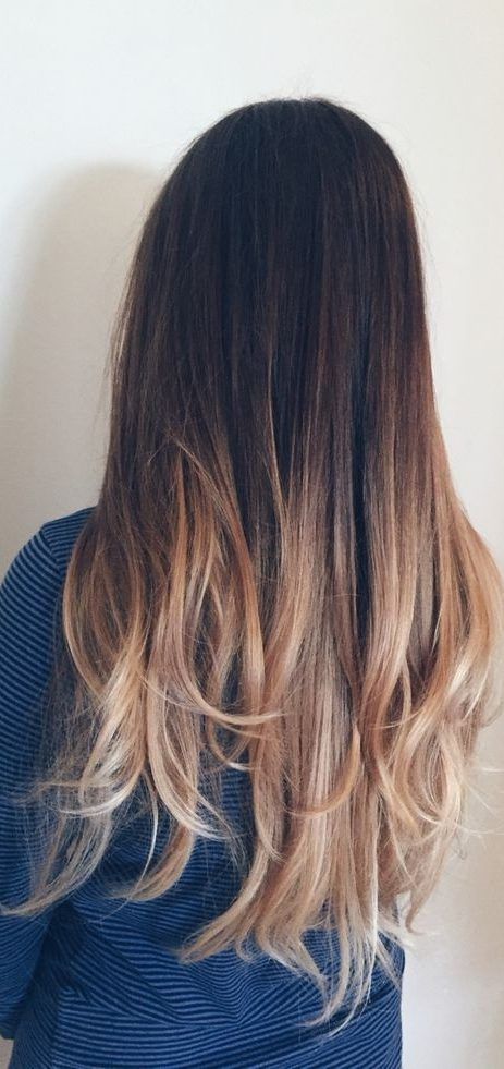 Brown To Light Brown Ombre, Dark Brown To Light Brown Ombre, Ombre Hair Brunette, Ombre Long Hair, Dark Brown To Light Brown, Long Hair Color Ideas, Coffee Brown Hair, Light Brown Ombre, Dark Ombre Hair