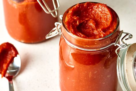 How To Make Tomato Paste - Homemade Tomato Paste | Kitchn Make Tomato Paste, Homemade Tomato Paste, Tomato Paste Recipe, Sloppy Joe Recipe Easy, Homemade Sloppy Joe Recipe, Preserving Tomatoes, Homemade Sloppy Joes, Homemade Ketchup, 4 Ingredient Recipes