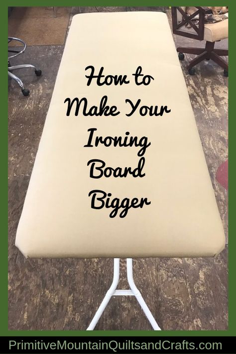 Quilters Ironing Board, Diy Ironing Board, Ironing Station, Iron Rest, Sewing Room Inspiration, Sewing Room Design, Ironing Board Covers, Sewing Room Organization, Quilting Room