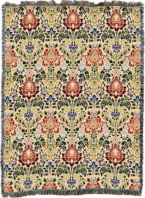 Amazon.com: Pure Country Weavers William Morris Acanthus Spectrum Blanket - Arts & Crafts - Gift Tapestry Throw Woven from Cotton - Made in The USA (72x54) : Home & Kitchen Pure Country, Southwestern Home Decor, Xl Art, Colorful Blanket, Tapestry Blanket, William Morris Art, Cotton Throw Blanket, Woven Throw Blanket, Woven Throw