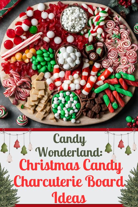 🍭✨ Sweeten up your holiday celebrations with our Christmas Candy Charcuterie Board Ideas! From festive treats to sugary delights, discover a delightful spread that will add magic to your Christmas festivities. Dive into the sweetness of the season! #ChristmasCandyCharcuterie #SweetTreats #HolidaySweets #CharcuterieIdeas #FestiveFeasting 🎄🍬 Christmas Candy Charcuterie Boards, Christmas Candy Display Ideas, Holiday Candy Charcuterie Board, Christmas Candy Platter, Christmas Charcuterie Board Sweets, Sweet Christmas Charcuterie Board, Christmas Treat Platter, Candy Board Christmas, Christmas Candy Board Ideas