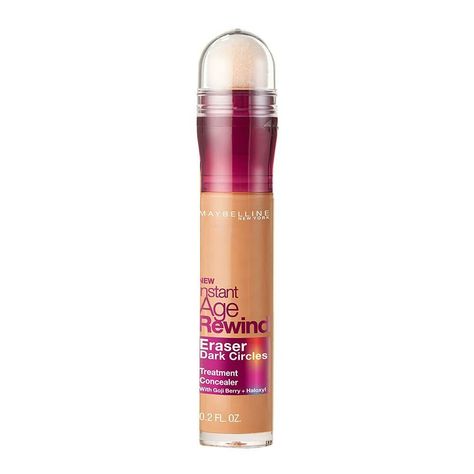 Maybelline Age Rewind Concealer, Eye Makeup Glitter, Best Under Eye Concealer, Instant Age Rewind Concealer, Age Rewind Concealer, Maybelline Instant Age Rewind, Hide Dark Circles, Dark Circles Treatment, Age Rewind