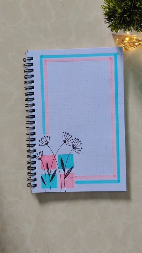 Ayesha | Front page ideas #reels | Instagram Design For Notebook Pages, Border Page Design, Project Pages Ideas, File Front Page Decoration Ideas, Notebook Design Ideas Cover, Project Page Design Ideas, Page Decoration Ideas Projects, Front Page Design Ideas, Assignment Front Page Design Ideas