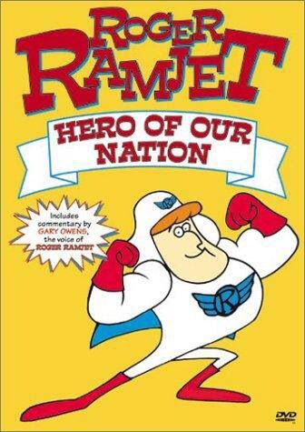 Roger Ramjet he's our man. Hero of our nation. When he packed his proton pill the crooks began to scatter. Roger Ramjet, Saturday Cartoon, 70s Cartoons, Old School Cartoons, School Cartoon, Childhood Memories 70s, Classic Cartoon Characters, Cartoon Tv Shows, Saturday Morning Cartoons