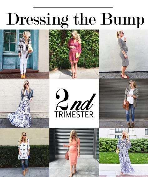 DRESSING THE BUMP SERIES: WHAT TO WEAR DURING YOUR SECOND TRIMESTER Dressing The Bump, Baby Bump Progression, Elle Apparel, Pregnant Style, Maternity Styles, Third Pregnancy, Pregnancy Info, Baby Bump Style, Preggo Fashion