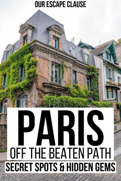 Offbeat Things To Do In Paris, Paris Off The Beaten Path, Paris Hidden Places, Non Touristy Things To Do In Paris, Hidden Paris, Paris Spots, Hidden Gems In Paris, Paris Hidden Gems, Secret Paris