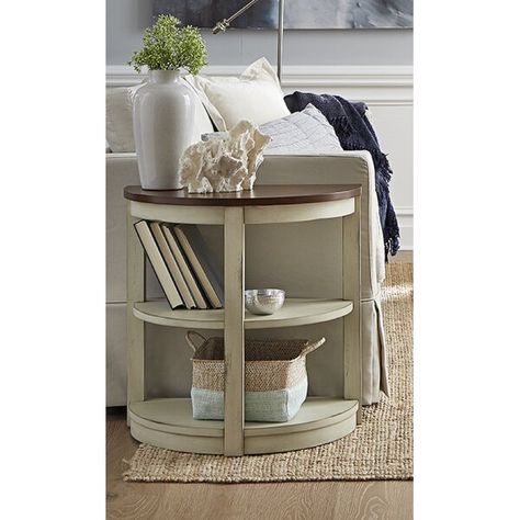 Haas Demi End Table is available in gorgeous two-tone finishes that will pair well in varying decors. Place this piece besides the favorite seat in the living room. The shelves allow people to store some of their favorite books or small novelties. Choose the finish combination that best fits the decor and personality. Solid Wood Bookshelf, End Table Wood, Wood Bookshelf, Bed Shelves, Wood Bookshelves, Sofa End Tables, Living Room End Tables, Table Frame, Table Wood