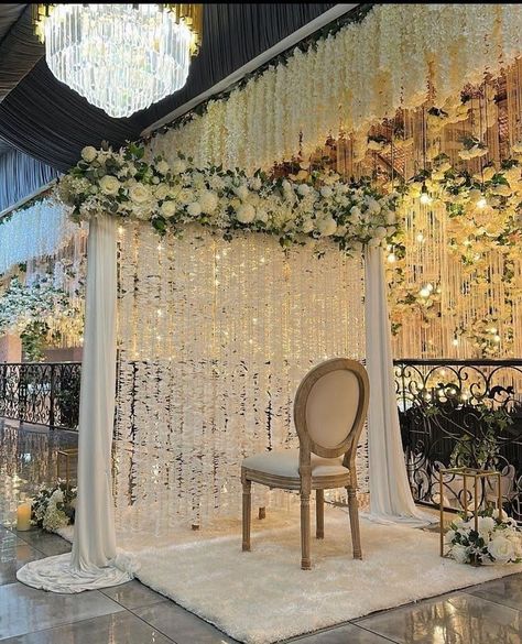 Pakistani Wedding Stage, Haldi Ceremony Decorations, Asian Wedding Decor, Pakistani Wedding Decor, Nikah Decor, Marriage Function, Bride Photos Poses, Destination Wedding Decor, Wedding Entrance Decor