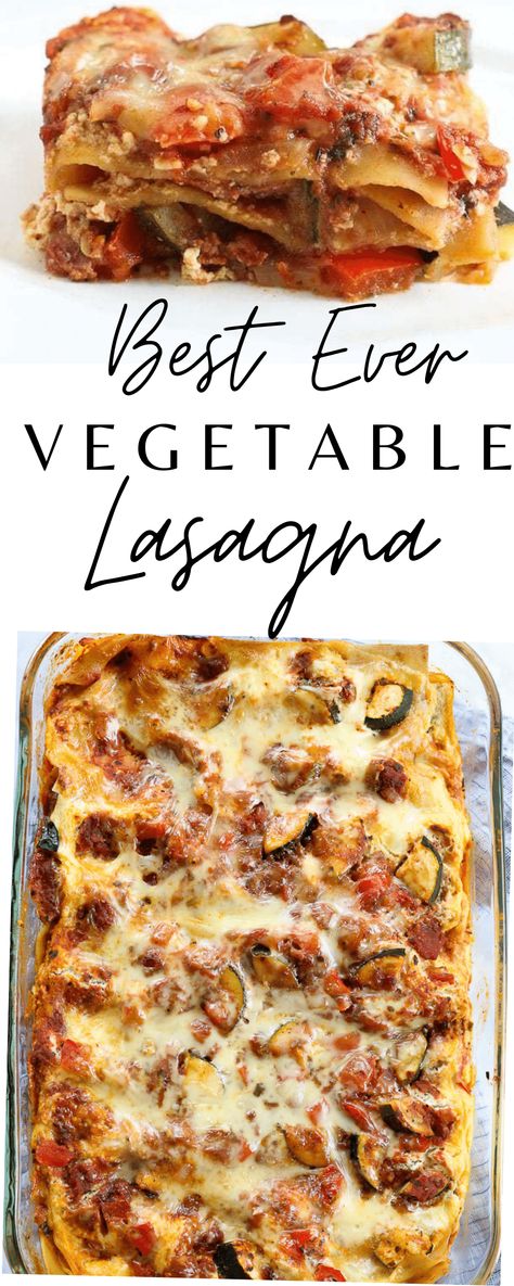 vegetable lasagna Veg Lasagna Recipe, Lasagna Recipe Easy, Veg Lasagne, Easy Vegetable Lasagna, Vegetable Lasagna Recipe, Veggie Lasagna Recipe, Roasted Vegetable Lasagna, Vegetarian Lasagne, Lasagna Recipe With Ricotta