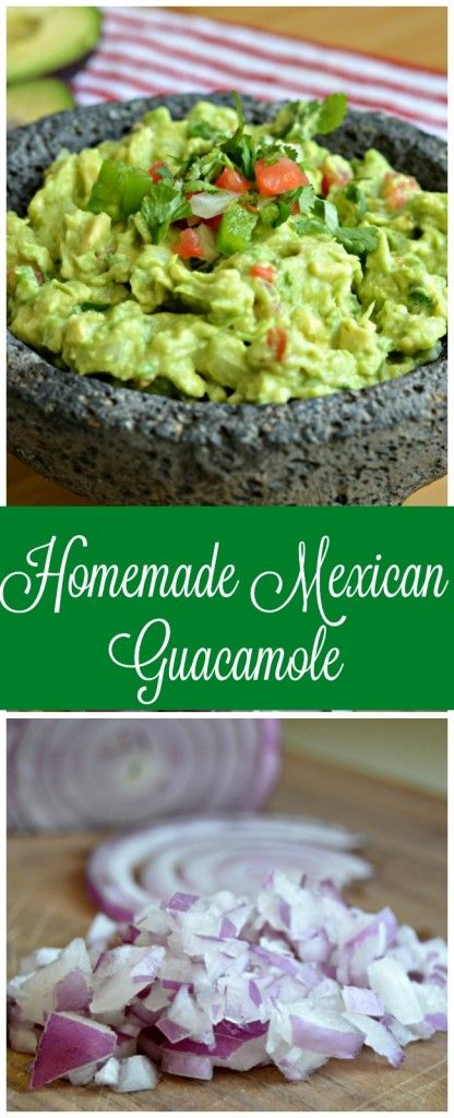 Guac! Mexican Guacamole Recipe, Mexican Guacamole, Mexikansk Mat, Homemade Mexican, Homemade Guacamole, Guacamole Recipe, Buffalo Chicken Dip, Avocado Recipes, Mexican Dishes