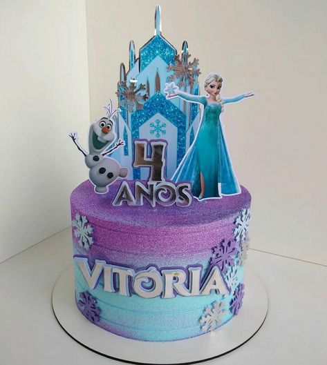 Frozen Elsa Cake Topper, Elsa Cake Toppers, Pastel Frozen, Bolo Frozen, Animal Birthday Cakes, Elsa Cakes, Frozen Birthday Theme, Winter Wonderland Birthday, Disney Frozen Birthday