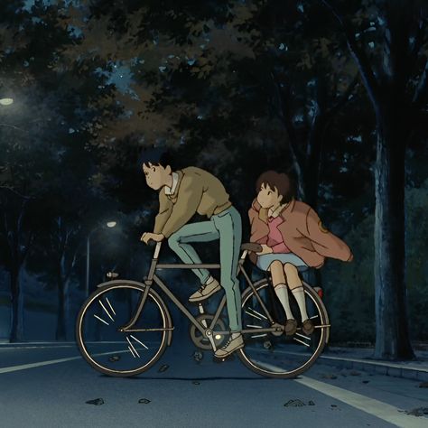 Seiji And Shizuku, Hayao Miyazaki Art, Whisper Of The Heart, Ghibli Museum, Studio Ghibli Movies, Studio Ghibli Art, Japan Aesthetic, Heart Tag, Ghibli Movies