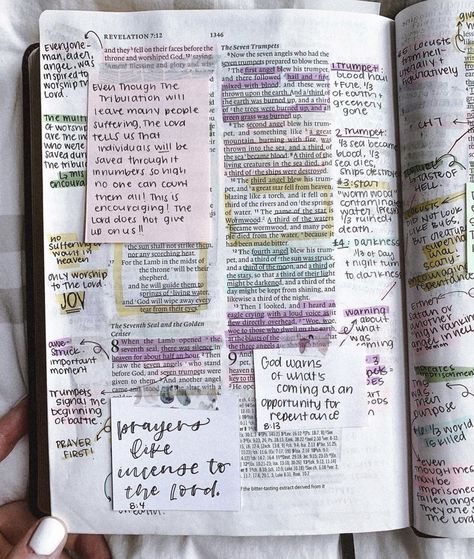 Revelation Bible Study, Bible Journal Notebooks, Inductive Bible Study, Inspire Bible, Revelation Bible, Spiritual Food, Personal Bible Study, Bible Journaling Ideas Drawings, Study Notebook