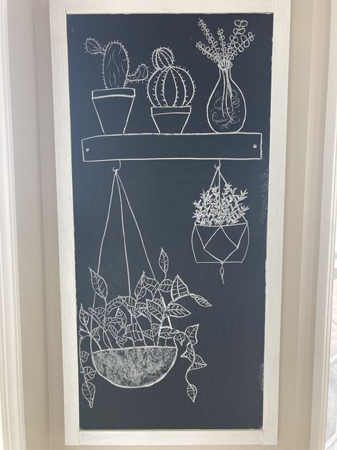 Chalkboard Wall Art Kitchen, Chalkboard Designs Doodles, Cool Chalkboard Wall Art, Chalkboard Ideas Spring, Cute Chalk Wall Ideas, Chalk Art Board, Black Board Art Chalkboards, May Blackboard Ideas, Chalk Wall Art Kitchen