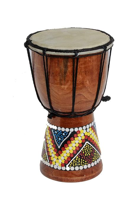 30cm Djembe Drum with Hand Painted Design - West African Bongo Drum: Amazon.co.uk: Musical Instruments Drums For Sale, Djembe Drum, Bongo Drums, Drum Patterns, African Drum, Hand Drums, Hand Drum, Bongos, Percussion Instruments