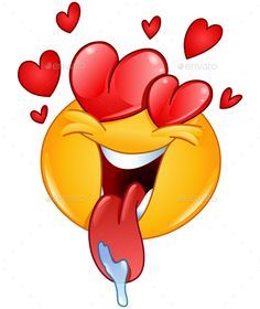 Love Emoticon - Valentines Seasons/Holidays Smiley Face, Smiley