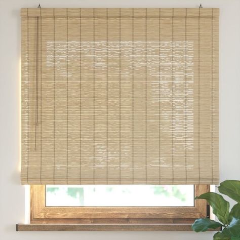 Bamboo Roller Blinds, Window Brands, Bamboo Curtains, Bamboo Blinds, Window Types, Bamboo Furniture, Brown Walls, Grandmas House, Shades Blinds