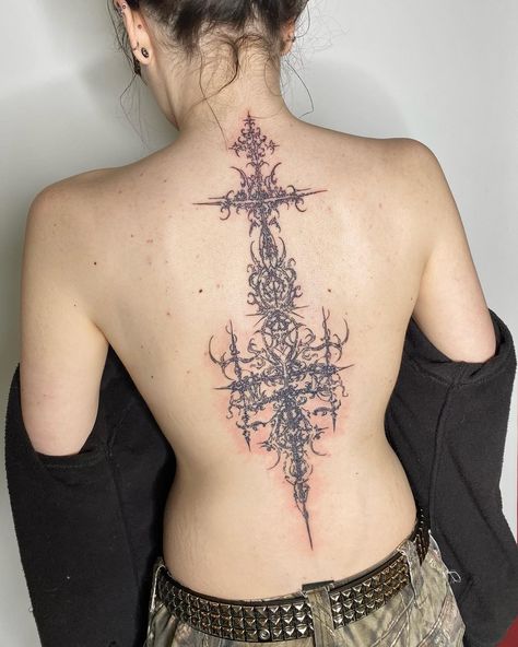 Spine Tattoos For Black Women, Dope Hand Tattoos For Women, Tattoos For Black Women, Cyberpunk Y2k, Cybersigilism Tattoo, Y2k Tattoo, Home Decor Men, Sigil Tattoo, Style Moodboard