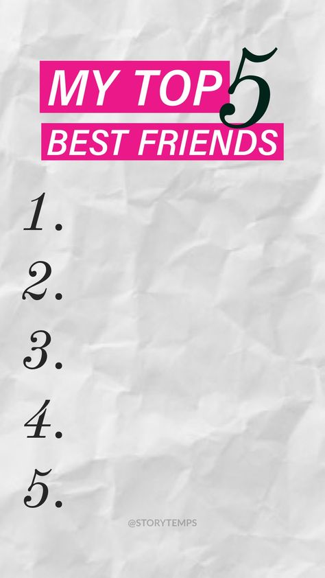 Tag your top 5 friends! #storytemps #storytemplates #storygames #instagram #facebook #survey Games For Instagram, Snapchat Question Game, Top 5 Songs, Story Questions, Instagram Story Questions, Friend Quiz, 5 Friends, Facebook Templates, Question Game