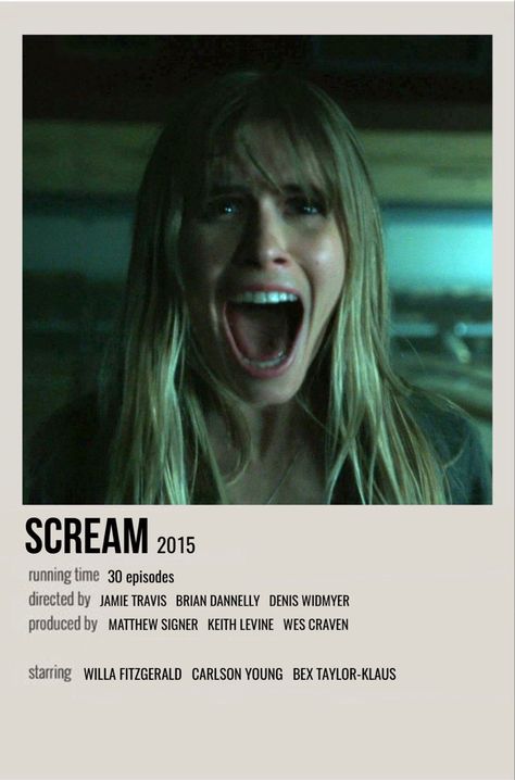 Scream Tv Show, Scream Show, Scream Mtv, Scream Series, Scream Tv Series, Carlson Young, Mtv Scream, Scream Cast, Scream Franchise