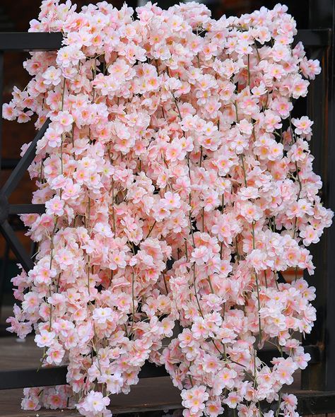 PRICES MAY VARY. 🌸【Product Size】Each package contains 4pcs artificial cherry blossom flower garlands. The length of each vine is 5.9FT/180CM, 144 cherry blossoms. It is the best choice for decorating wedding, bedroom or party. 🌸【Material】Silk flowers and plastic rattans, each vine contains iron wire, which is easy to shape and is also very soft, at the same time the product is easy to take care of. 🌸【Handmade Realism】Handicraft is the biggest advantage of the product compared to other product Cherry Blossom Decor, Floral Graduation Party, Cherry Blossom Flower, Cherry Blossom Wedding, Cherry Flower, Hanging Vines, Sakura Flower, Cherry Blossom Flowers, Flower Garland