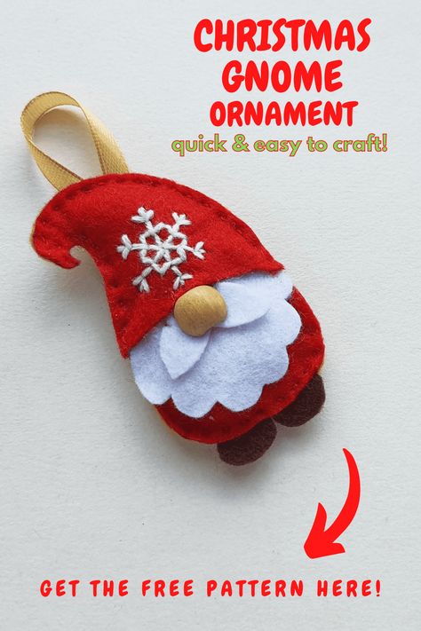 Diy Felt Christmas Ornaments, Christmas Sewing Projects, Felt Crafts Christmas, Felt Christmas Decorations, Holiday Crafts Christmas, Cute Diy, Fabric Christmas Ornaments, Christmas Ornaments Homemade, Felt Christmas Ornaments