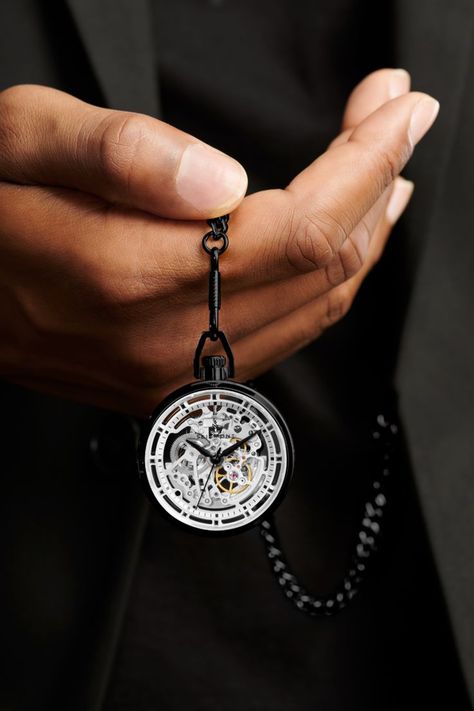 Skeleton Pocket Watch, Mechanical Watch Men, A Skeleton, Jewelry For Men, Pocket Watches, Mechanical Movement, Dress Watch, Men's Watches, At A Glance