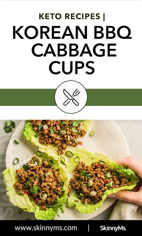 Korean Keto Recipes, Weightless Meals, Keto Korean Bbq, Bbq Cabbage, Korean Keto, Cabbage Cups, Keto Korean, Healthy Couple, Light Cooking