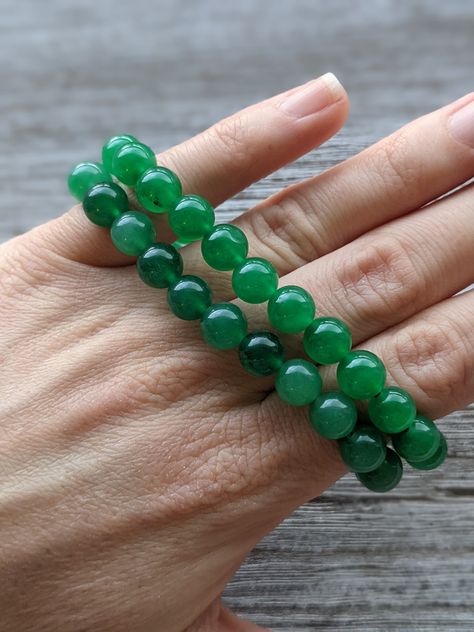 You will receive one (1) green agate bracelet. Green Agate Bracelet, Green Bracelet Beads, Dread Accessories, Green Bracelet, Devi Durga, Bracelet Gemstone, Agate Bracelet, Green Agate, Bracelet Beaded