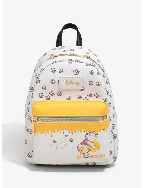 Winnie The Pooh Bees, Disney Bags Backpacks, Winnie The Pooh Honey, Cute Mini Backpacks, Disney Purse, Mini Mochila, Loungefly Bag, Disney Bag, Loungefly Disney