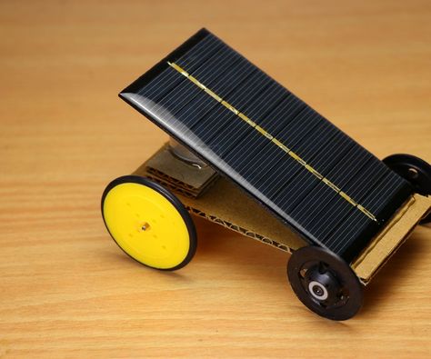 How to Make Solar Car - DIY Mini Car: Hello Friends in this instructable i made a really cool science project i.e solar powered car it is fun toy to play with and also a educational toy it is very easy to make one because the materials needed to make this is available easily..so if yo... Cool Science Projects, Solar Powered Cars, Car Diy, Solar Energy Diy, For School, Solar Power Diy, Solar Car, Solar Energy Panels, Best Solar Panels