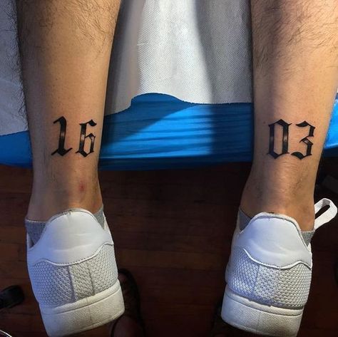 Heel Tattoos, Candy Skull Tattoo, Lion Forearm Tattoos, Gang Tattoos, 16 Tattoo, Minimal Tattoos, Number Tattoo, Number Tattoos, Anklet Tattoos