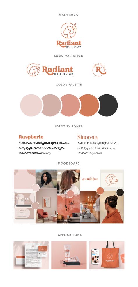 beauty hair salon brand identity Beauty Business Color Palette, Female Color Palette, Beauty Logo Design Ideas Branding, Hair Salon Design Logo, Modern Website Design Color Palettes, Hair Branding Design, Hair Salon Brand Identity, Hair Brand Logo Ideas, Spa Logo Design Ideas Brand Identity