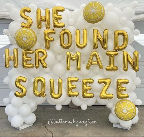 Lemon Hens Party, Yellow Themed Bachelorette Party, Yellow Hens Party, Lemon Bachelorette Party, Yellow Bachelorette Theme, Lemon Themed Bachelorette Party, She Found Her Main Squeeze Bachelorette, Yellow Bachelorette Party, Main Squeeze Bachelorette Party