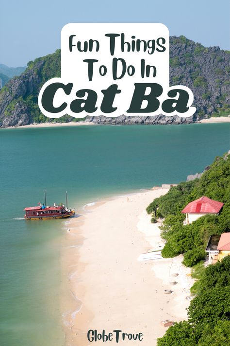 Things to do in Cat Ba island, Vietnam Cat Ba Island Vietnam, Cat Ba Island, Summer Travel Destinations, Growth Motivation, Travel Vietnam, Visit Vietnam, Cool Things To Do, Travel Destinations Asia, Travel Asia