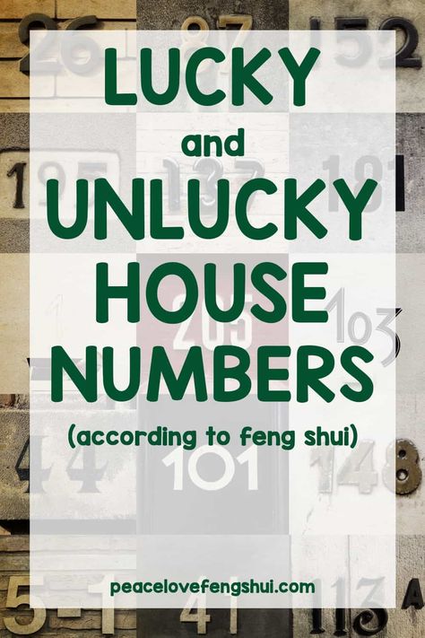 feng shui number meanings. unlucky feng shui numbers. lucky feng shui numbers. find out if your house number is bad luck in feng shui! House Number Meanings, Where To Put House Numbers On House, Feng Shui House Layout Floor Plans, 28 Number Design, House Numbers On House, Feng Shui Numbers, Feng Shui Front Door Colors, Feng Shui 2023, Home Number Ideas