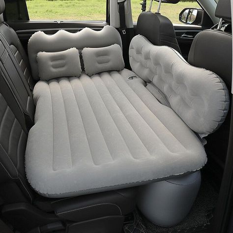 Inflatable Car Air Mattress Split Travel Bed Mattress For Car SUV Trunk Portable Comfortable Mattress Automatic Inflatable -  #air #Automatic #Bed #Car #Comfortable #Inflatable #mattress #portable #Split #suv #Travel #Trunk Bedroom Wall Tiles Design, Backseat Bed, Car Sleeping, Car Air Mattress, Car Mattress, Outdoor Mattress, Travel Bed, Inflatable Sofa, Wall Tiles Design