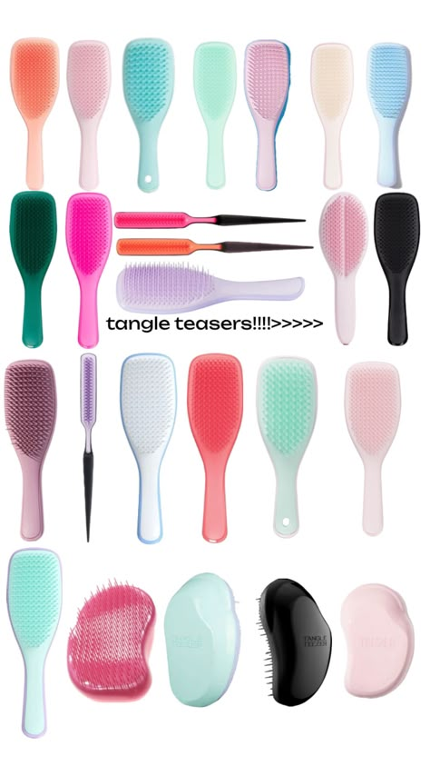 tangle teasers>>>>>>> Tangle Teaser, Summer Basket, Care Organization, Tangle Teezer, Self Care Bullet Journal, Girly Room, Hygiene Products, Cherry On Top, Birthday Wishlist