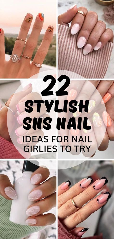 Pin this for the latest SNS nail designs that cater to every mood, from chic to bold. Discover how mastering the craft of nail art can take your style to the next level. #NailArt #SNSNails #FashionTrends Active Length Nail Designs, Nailed It Challenges Ideas, Sns Nail Inspiration, S And S Nail Designs, Sns Nails With Design, Sns Designs Nails, Sns Nails Ideas, Nails Sns Ideas, Cute Sns Nail Ideas