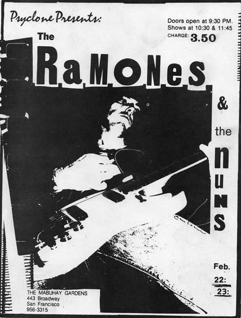 The Ramones & The Nuns gig poster 1977 Cbgb Punk, Punk Bands Posters, Punk Rock Posters, Punk Flyers, The Ramones, Grunge Posters, Punk Culture, Vintage Music Posters, Punk Poster