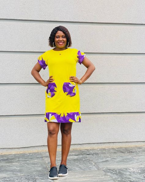 Ankara x Lycra Happy Sunday 😃 #style #stylish #dress #gown #ankarastyles #tailor #beautiful #sunday #explorepage # Beautiful Sunday, Sunday Style, Dress Gown, Happy Sunday, Ankara, Quick Saves